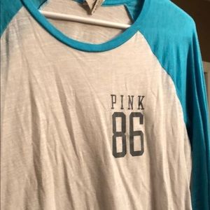 Pink 3/4 sleeve T-shirt size medium